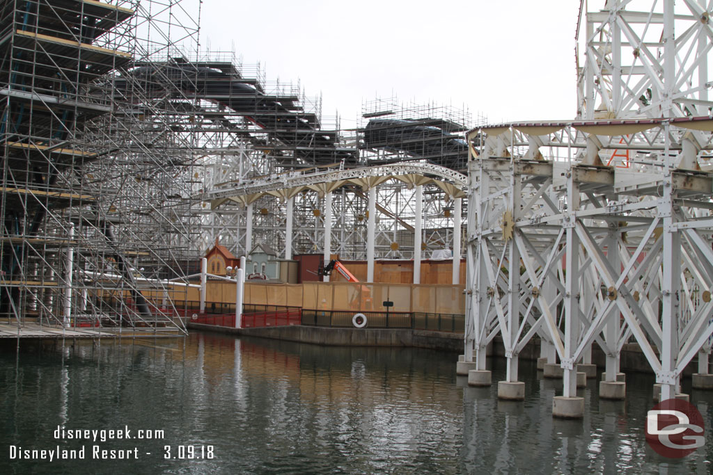 The facades of the Midway Stores are now gone.