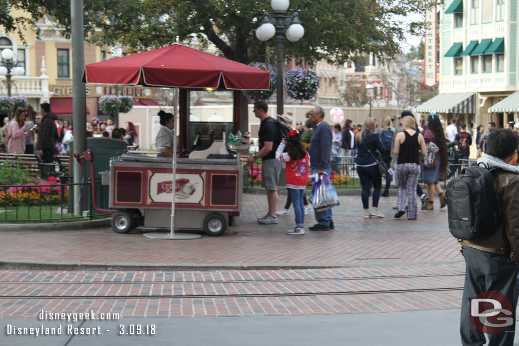 Next stop Disneyland.  One cart is back in Town Square.