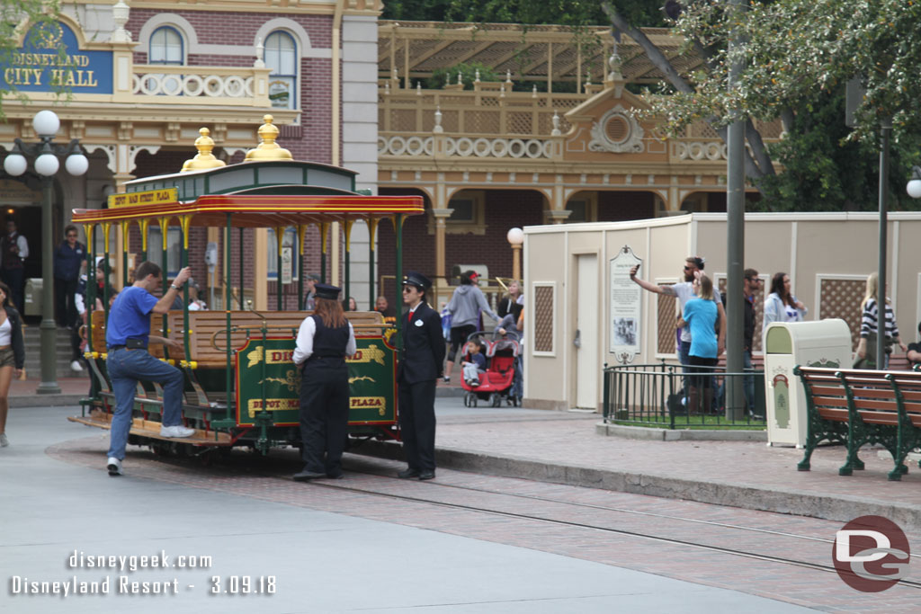 A Street Car is also out for pictures.