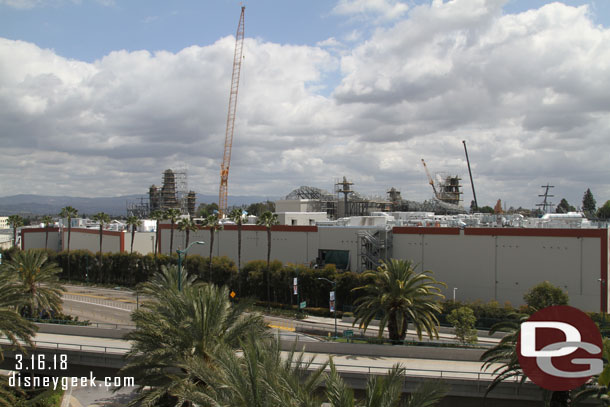 An overview of the site this afternoon.