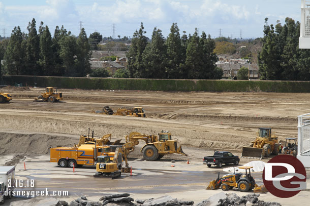 Grading continues on the far portion of the former Pinocchio Lot.