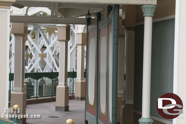 Looks like a photo op set up under the swings.  No one around when I walked by.