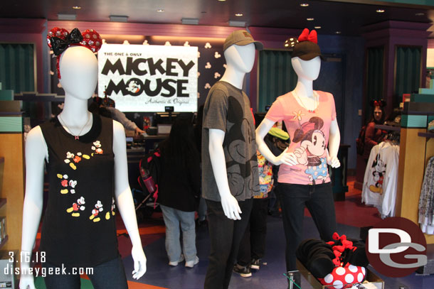 Gone Hollywood show cases Mickey merchandise 