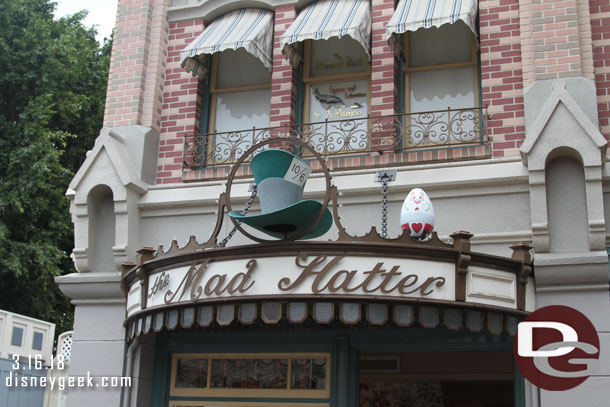 The MAd Hatter on Main Street USA