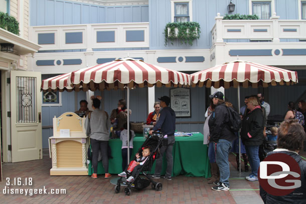 The redemption center is on Main Street again outside.