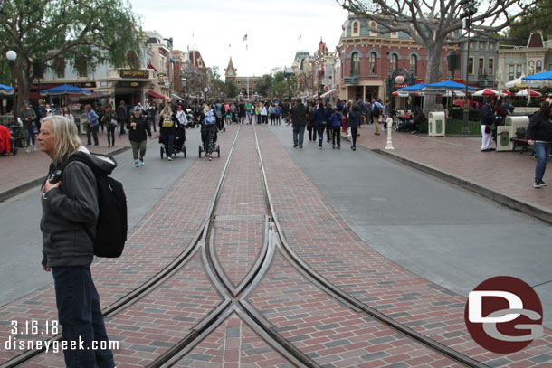 Looking back toward Town Square.