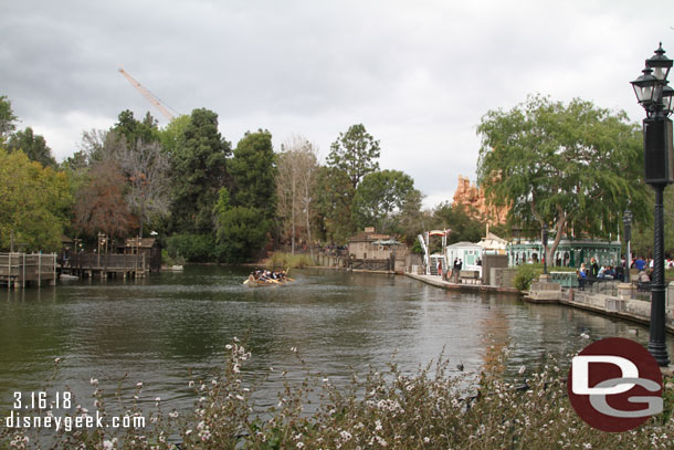 The canoes and Columbia were both in operation today.