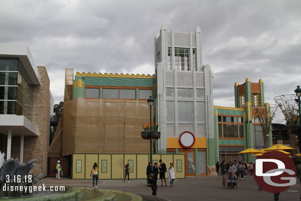 Repainting underway on the former Build-a-Bear location.