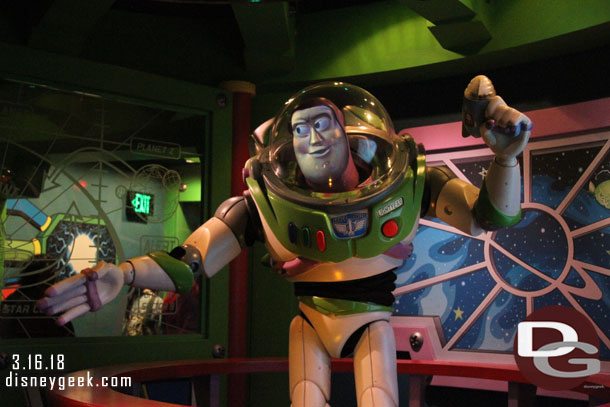 Used a FastPass for Buzz Lightyear Astro Blasters.  The attraction turns 13 on the 17th.