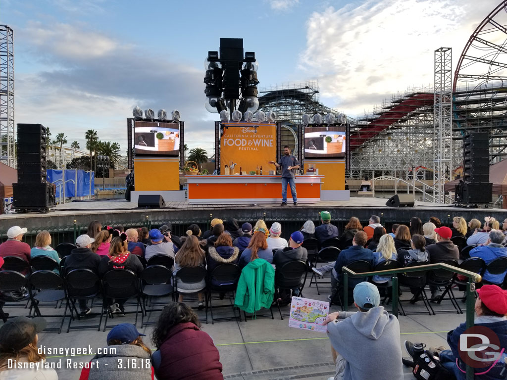 Stopped by the Palisades Stage to see some of the 6pm presentation.