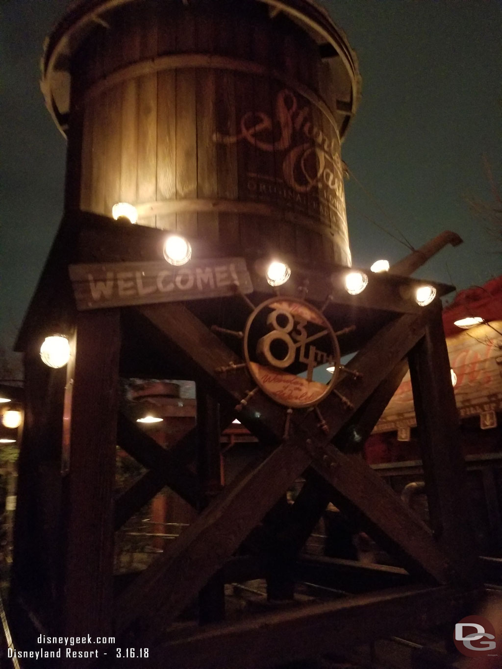 I entered the queue for Radiator Springs Racers to use a FastPass and a light drizzle started as I reached the loading area.  I opted to bail out at this point and head for the trams before it really started raining. I had no desire to be cold and wet this evening.