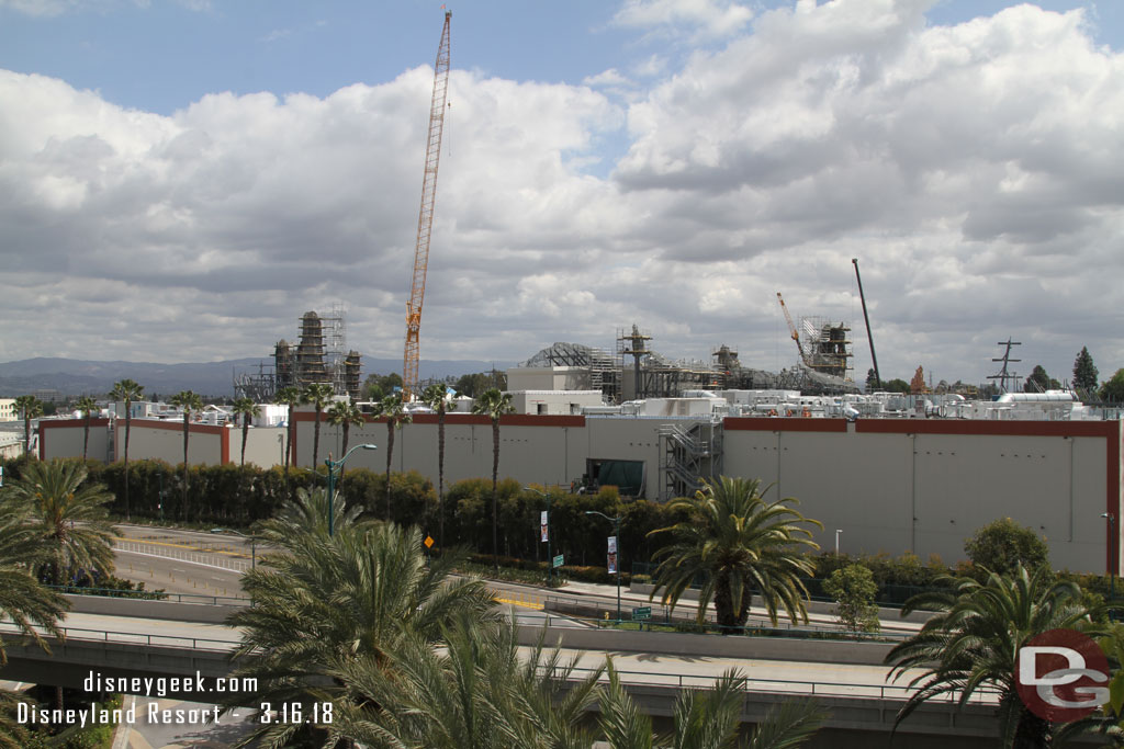 An overview of the site this afternoon.