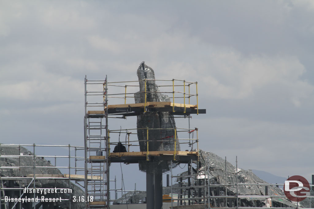 The one peak looks to be close to receiving concrete.