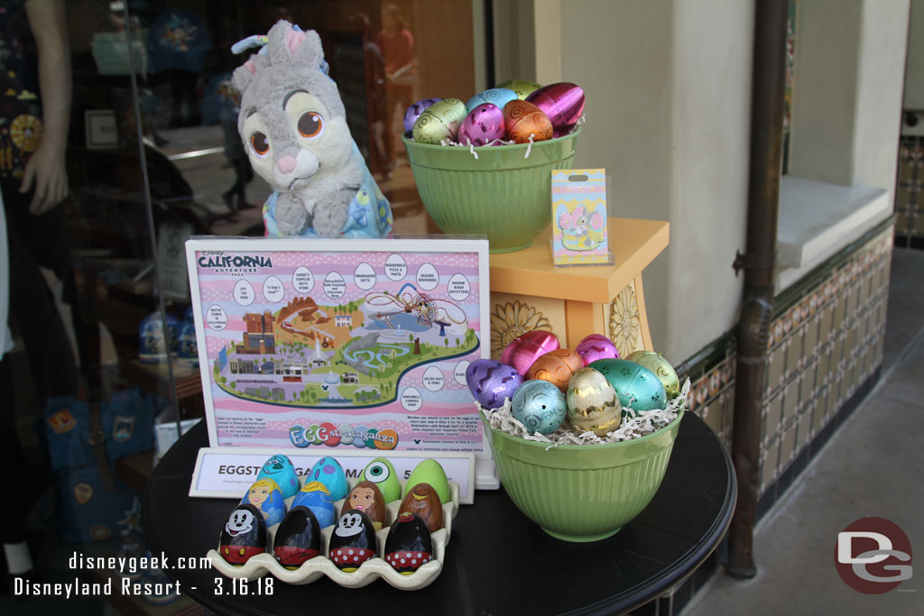 As promised earlier the rest of this picture set will be a spoiler filled look at where all 36 eggs are for the 2018 Eggstravaganza at the Disneyland Resort.  