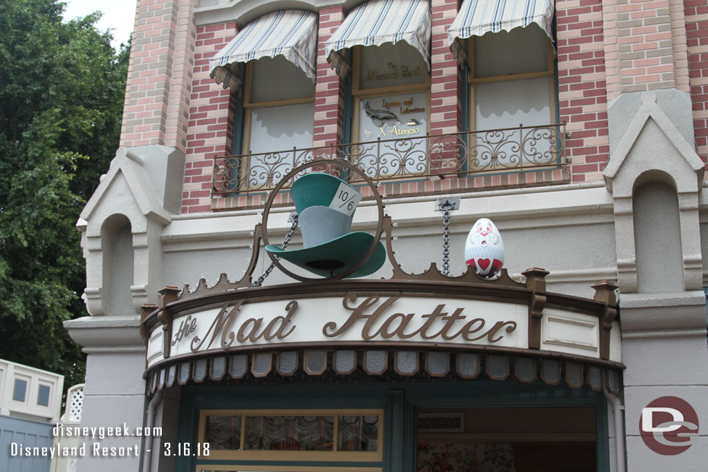 The MAd Hatter on Main Street USA