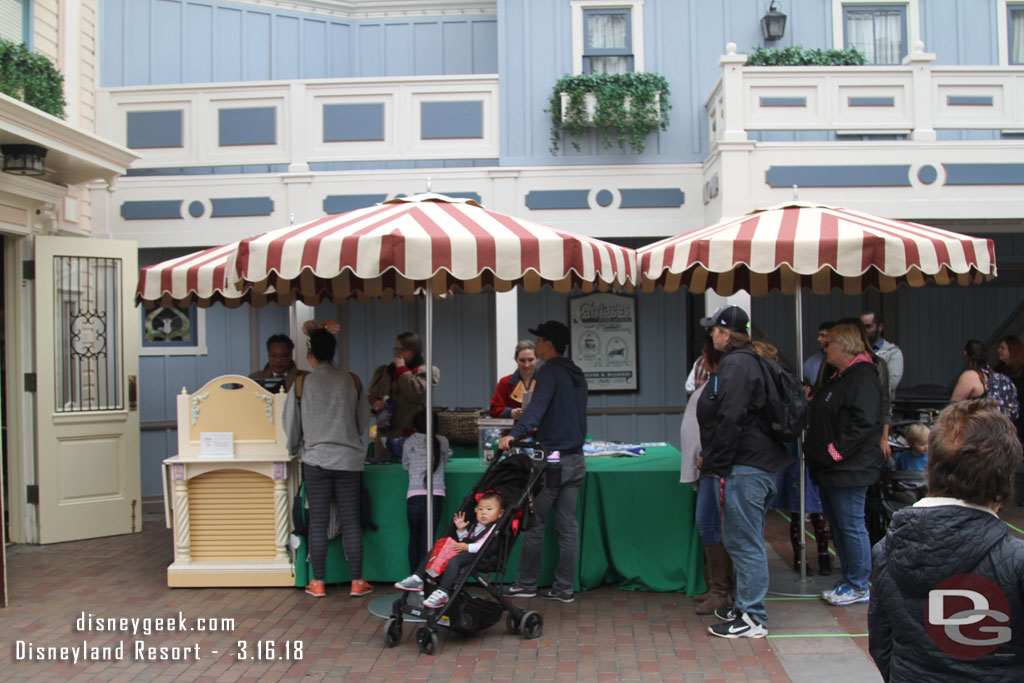 The redemption center is on Main Street again outside.