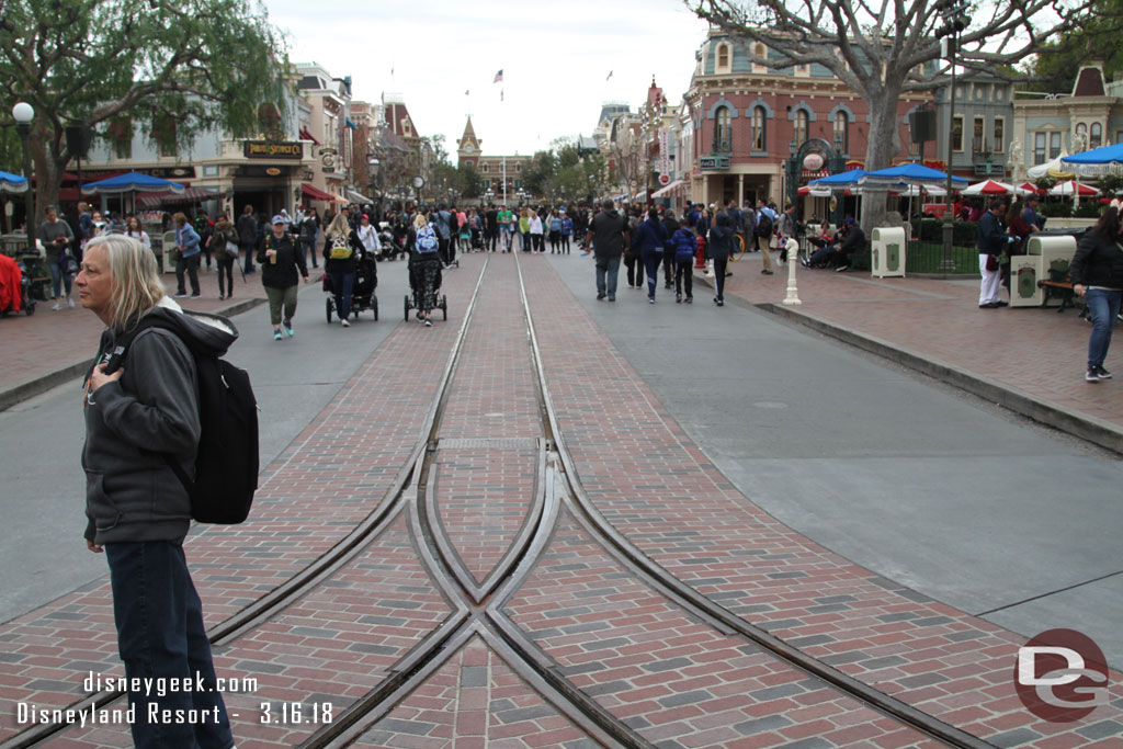 Looking back toward Town Square.