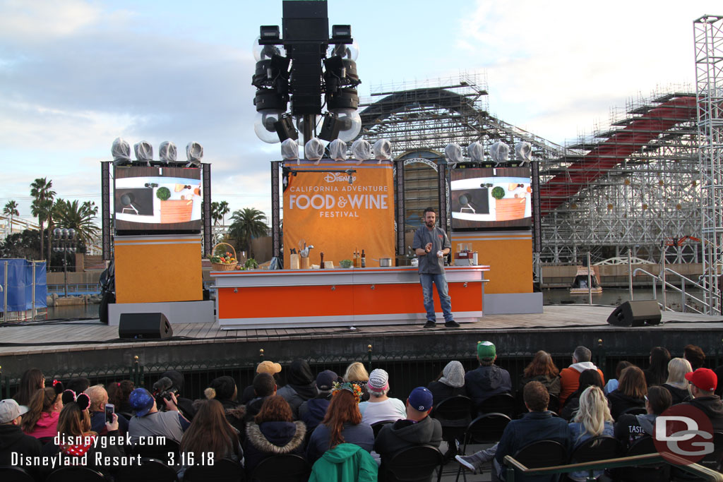 The presenter this evening was Fabio Viviani