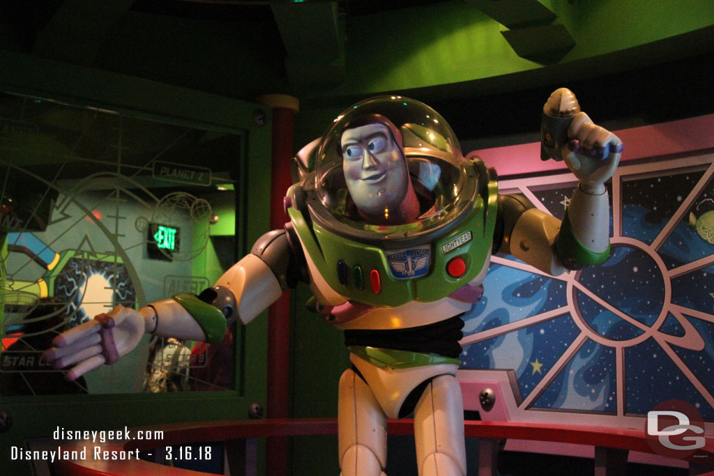 Used a FastPass for Buzz Lightyear Astro Blasters.  The attraction turns 13 on the 17th.