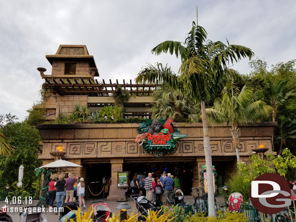 Disney announced that everything between the Monorail and Disneyland Hotel will be closing by the end of June and then construction on the new hotel will begin.  This includes the Rain Forest Cafe