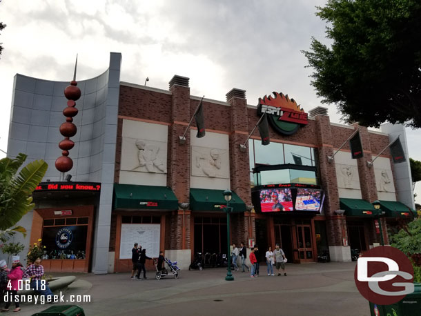 ESPN Zone is slated to close in early June.