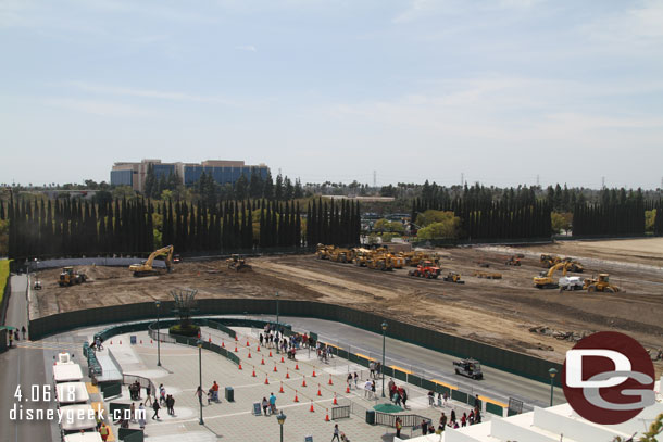 Almost all of the demolition work is now complete and they are starting grading the nearer portion of the site.