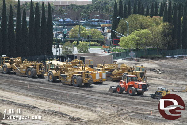 The former tram staging area is now clear too.  One set of walls were left standing near the gate.