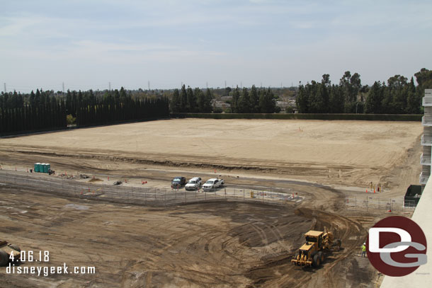 The far section of the project is now cleared and level and looks ready to start construction.