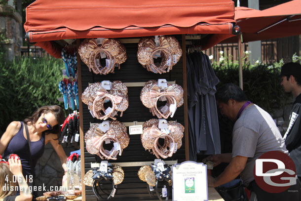 Appears the Rose Gold Ear supply now exceeds demand.. plenty in stock around the parks.