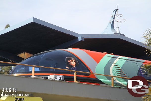 Monorail Orange features the Incredibles (More pictures later)