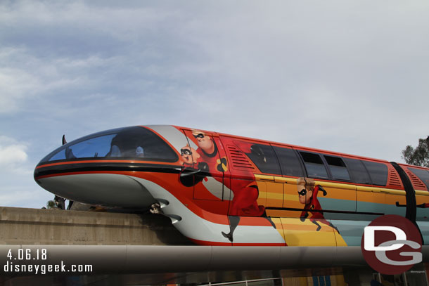 The Incredibles on Monorail Orange