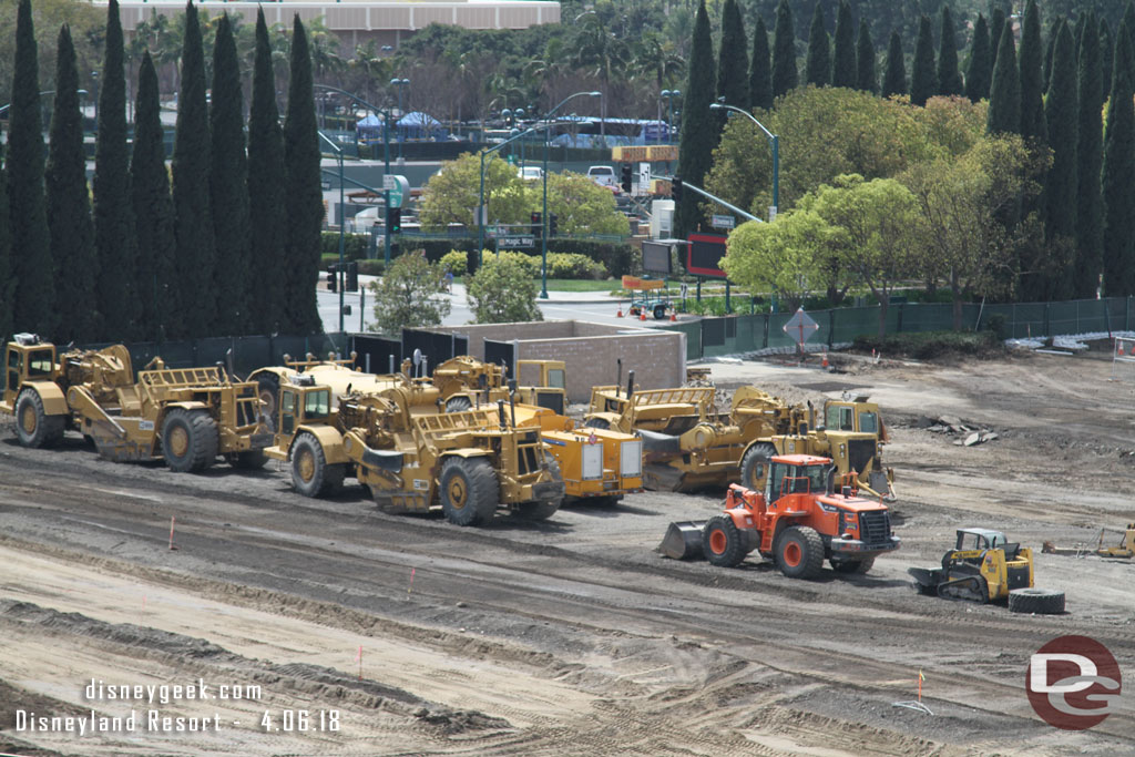 The former tram staging area is now clear too.  One set of walls were left standing near the gate.