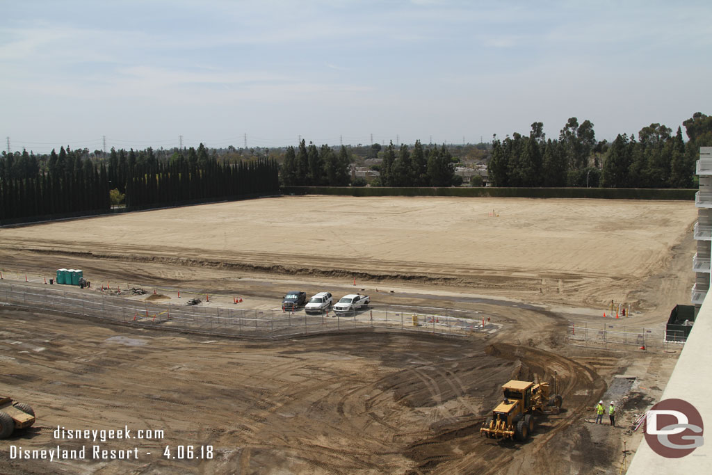 The far section of the project is now cleared and level and looks ready to start construction.