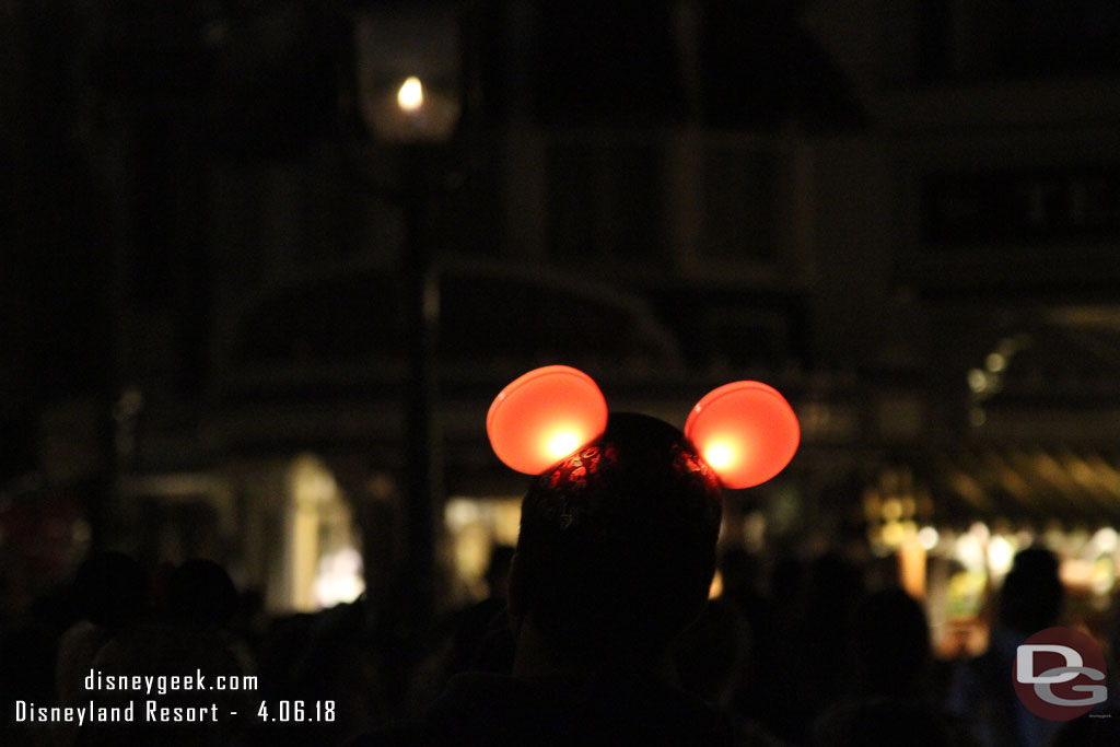 Spotted one set of glowing ears tonight.