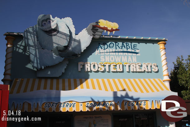 The Adorable Snowman Frosted Treats shop has opened.