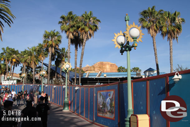 The Incredicoaster station.