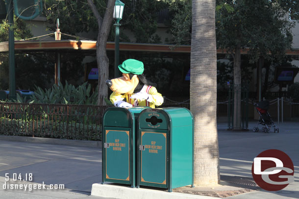 Goofy along Hollywood Blvd.