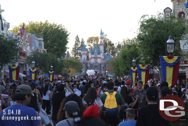 Returning to Disneyland at 7pm