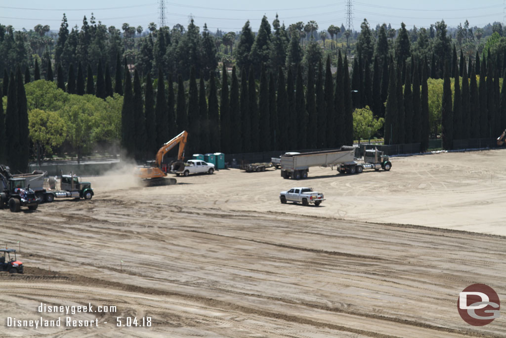 Loading up trucks with some of the remaining debris.