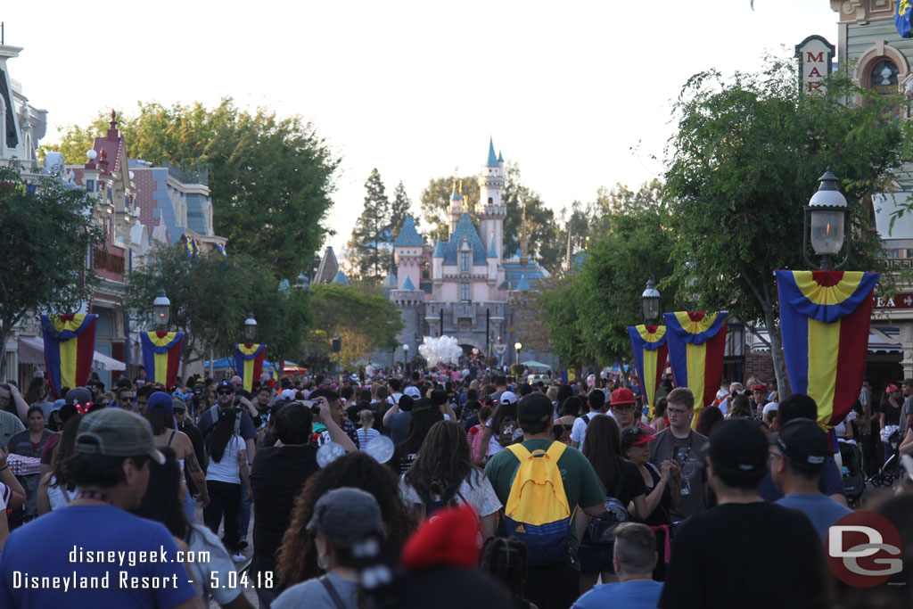 Returning to Disneyland at 7pm