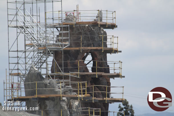 A closer look at one of the rock formations.