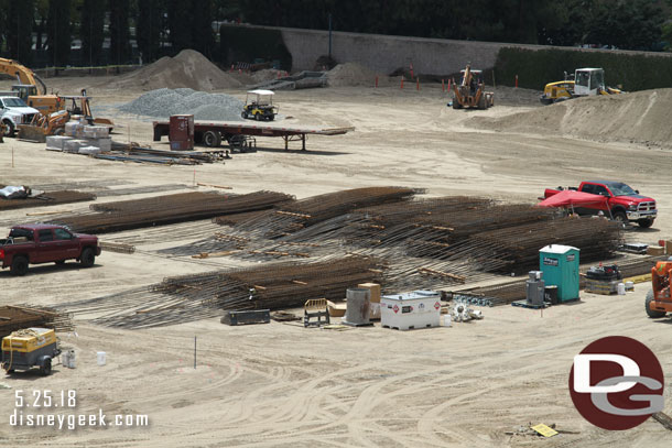 Looks like rebar for the walls.