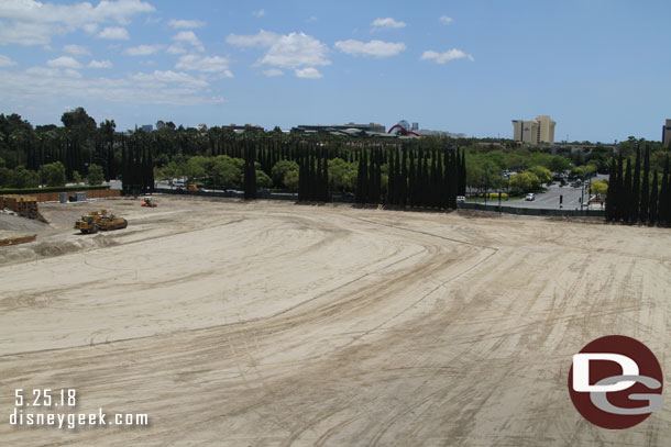 Looking toward the center of the project.