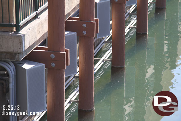 The speakers for the coaster launch look new or repainted. 