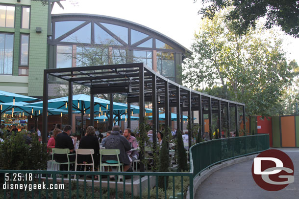 The first part of the Naples Ristorante E Bar has opened and the walls have shifted to be around the former entrance.