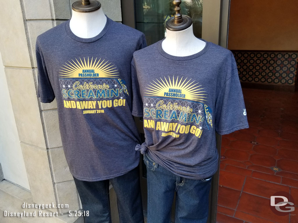 Screamin Farewell shirts still available.