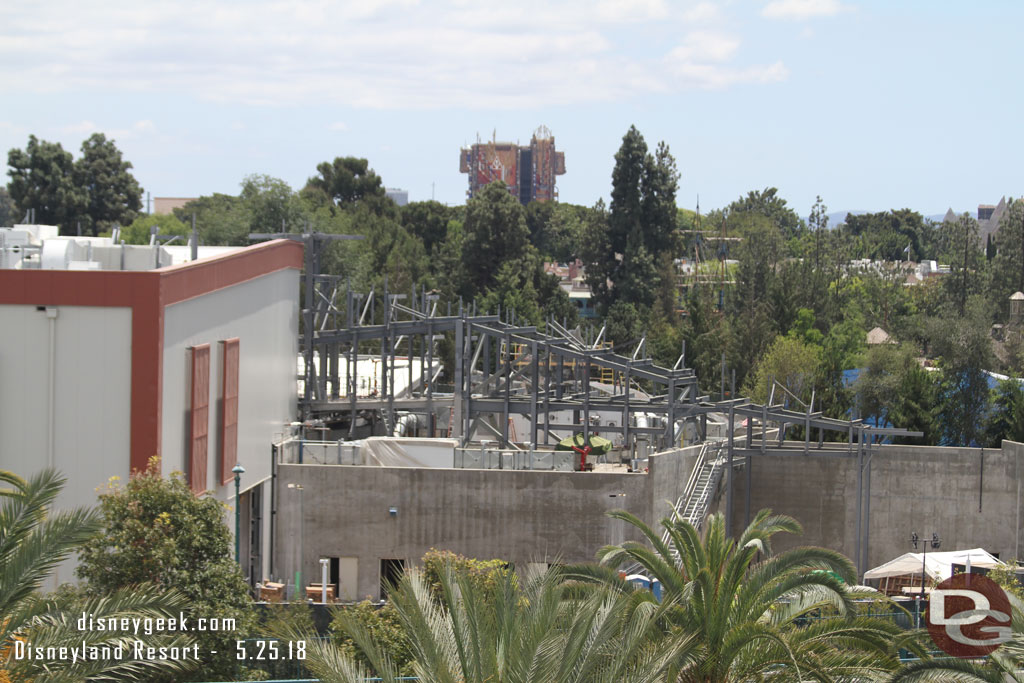 This steel structure appears about the same too.