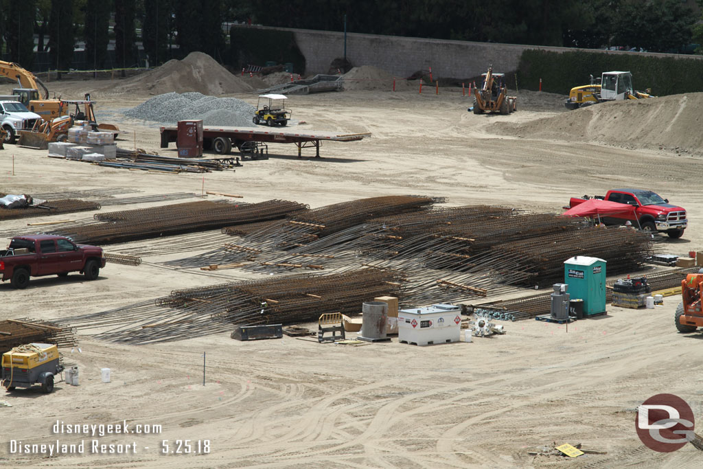 Looks like rebar for the walls.