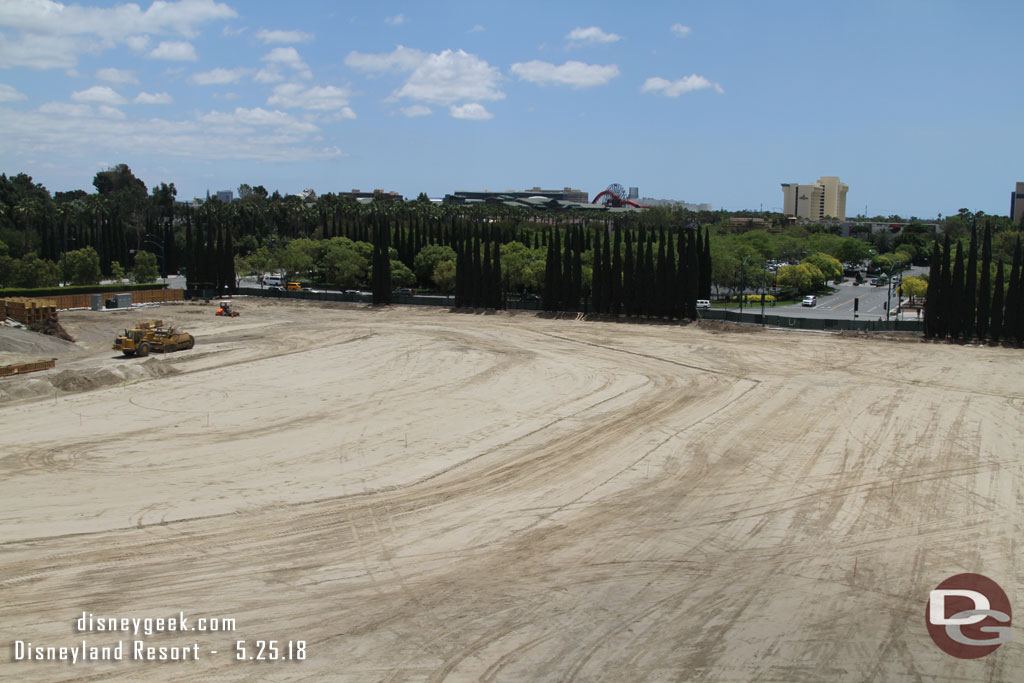 Looking toward the center of the project.