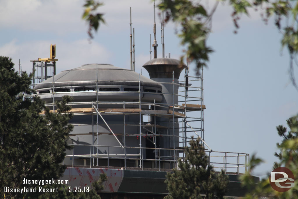 The building is looking a little more weathered/worn now.